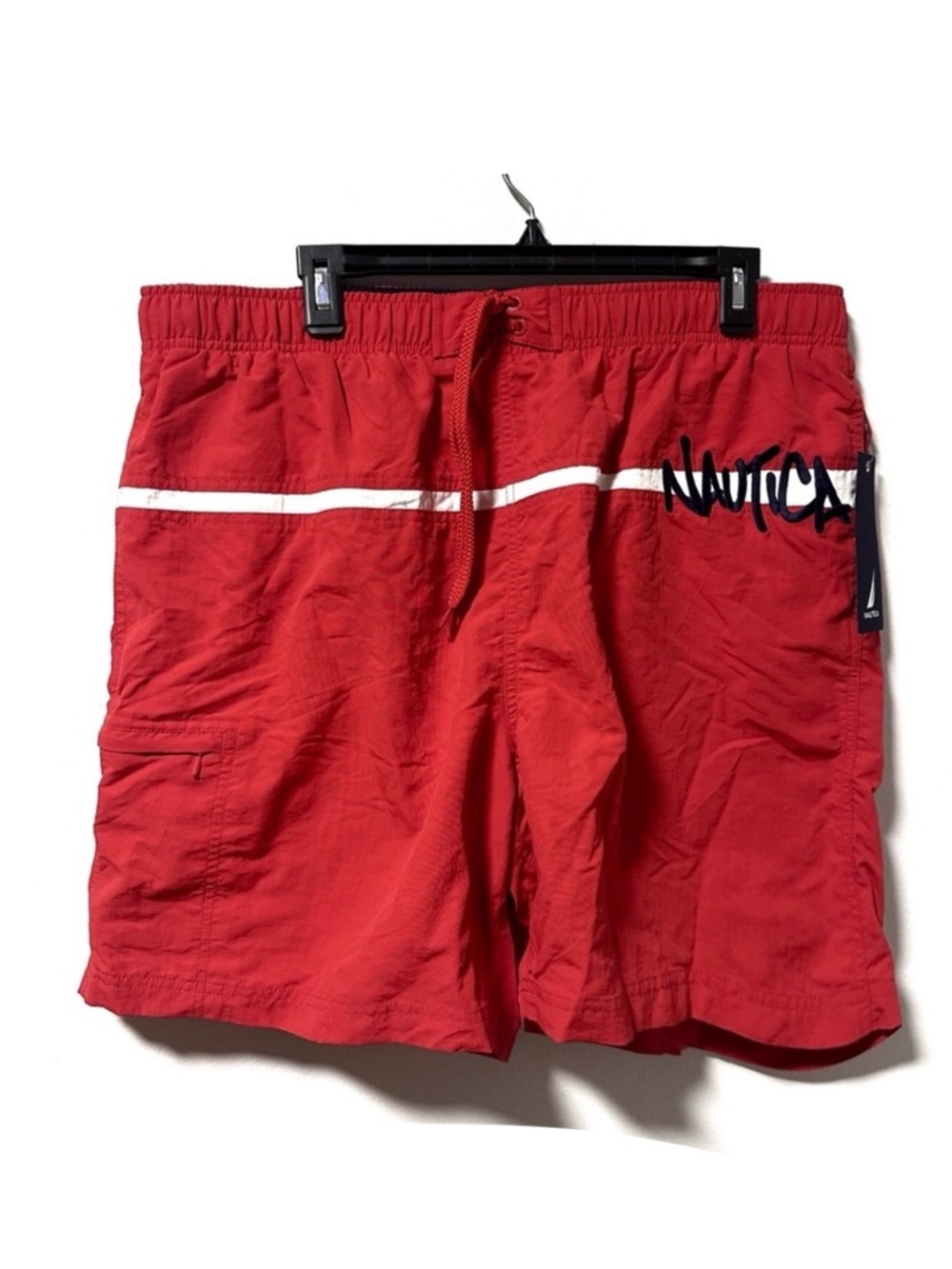 Nautica Swim Trunks Grouper Orange Shorts Men’s Size XL NWT Y2K Sporty Vacay